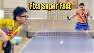 How to fix return & attack super fast serve