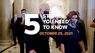 October 29, 2021: Biden spending bill, Democrats, Cuomo, Xi Jingping G20, New York vaccine mandate