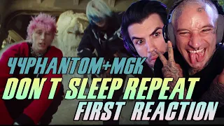 Rock Band Mates React to 44phantom - don't sleep, repeat (Official Video) ft. Machine Gun Kelly