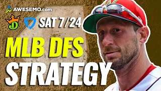 MLB DFS Strategy Show: Daily Fantasy Baseball Picks for DraftKings & FanDuel | Today Saturday 7/24