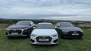 Audi SQ8 TDI V Audi S4 TDI V Audi A8 50 TDI - Diesel Power Which is Better ? #audi #carshorts