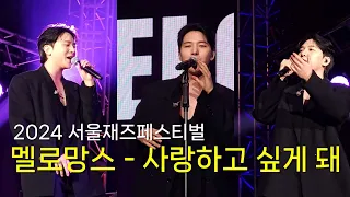 [Live/직캠] 멜로망스 - 사랑하고 싶게 돼 / 20240601 서울재즈페스티벌