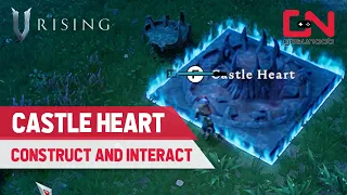 V Rising How to Construct and Interact With a CASTLE HEART