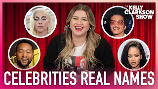 Kelly Clarkson Guesses Celebrities' Real Names | Digital Exclusive