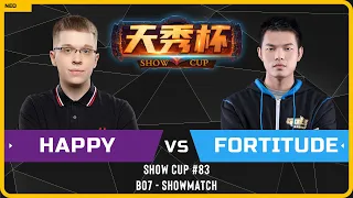 WC3 - Show Cup #83 - [UD] Happy vs Fortitude [HU]