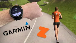 How to Run on Zwift with JUST a Garmin Watch!