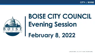 Boise City Council   Evening Session