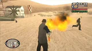 Stowaway with a Flamethrower - Airstrip mission 3 - GTA San Andreas