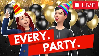 Attempting to Throw Every Party in the Sims!