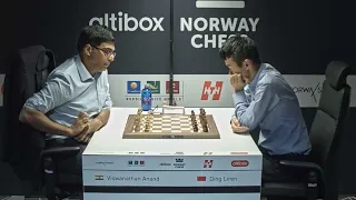 BEAUTIFUL ATTACK!! Viswanathan Anand vs Ding Liren || Norway Blitz Chess 2019