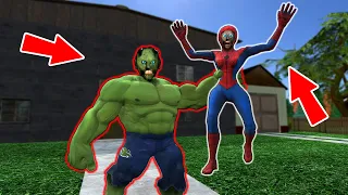 Granny-spiderman vs Granny-hulk - superheroes animation (1-5 part. all series in a row)