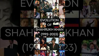 Evolution of SRK | 1992 to 2023 #bollywood #srk #srkstatus #srkfan