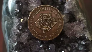 Moneda de 5 centavos de 1915 (moneda de la revoluciòn)