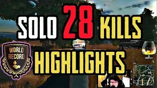 RECORD 28 kill SOLO WIN | PUBG Full Game HIGHLIGHTS