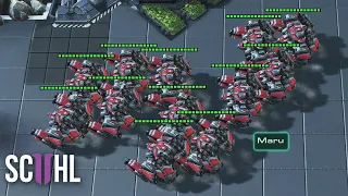 Maru's MASS THOR DEFENSE - Starcraft 2: Maru vs. Dark