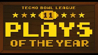 Tecmo Bowl League Season 11 Plays Of The Year!