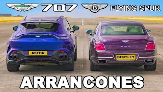 Aston Martin DBX 707 vs Bentley Flying Spur: ARRANCONES