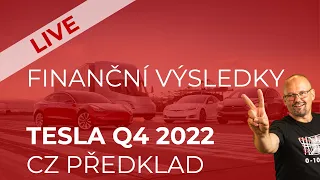 TESLA Q4 2022 FINANČNÍ VÝSLEDKY kompletní překlad | LIVE