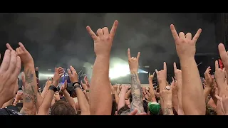 Five Finger Death Punch, Hockenheimring 2022, Download Festival, Fan on the stage.
