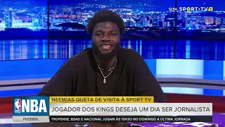 Neemias Queta, comentador de NBA por um dia! - 2023-05-23