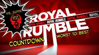 Royal Rumble Winners Countdown Worst to Best #WWE #royalrumble #bestofthebest #vincemcmahon