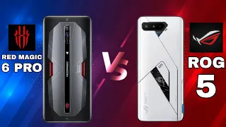 Nubia Red Magic 6 Pro VS Asus ROG 5 Full Compersion 🔥