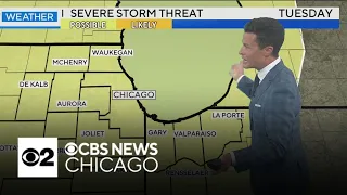 Storms on tap for Tuesday in Chicago area