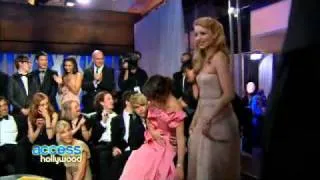 2011 Golden Globes Laugh It Up With The Cast Of 'Glee'