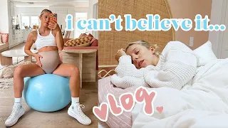 WEEK IN MY LIFE [vlog] 39+ weeks pregnant & trying to be 'chill'