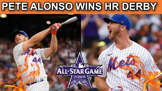 PETE ALONSO WINS BACK TO BACK HOME RUN DERBY'S !