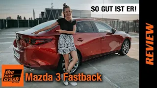 Mazda 3 Fastback (2021) Verliebt in die Limousine! ♥️ Fahrbericht | Review | e-skyactiv X 2.0 Hybrid