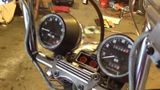 Vintage Ironhead drag pipe sound