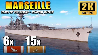 Cruiser Marseille - Hard carry with battleship guns