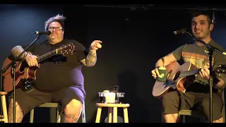 Jaret & Rob (BOWLING FOR SOUP) "Girl All the Bad Guys Want" Poughkeepsie, NY 2/16/22 4K acoustic