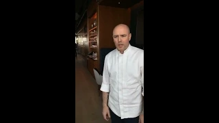 Chef Aiden Byrne live tour of new Manchester restaurant, 20 Stories