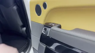 Range Rover Sport secret compartment
