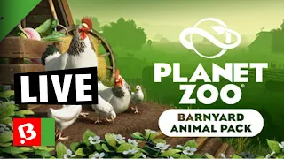 Live 🔴 | Barnyard DLC animal pack | Planet ZOO