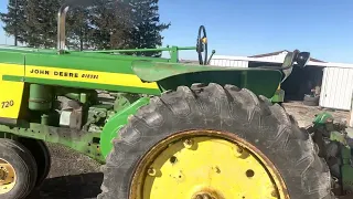 John Deere 720 diesel on the Dyno