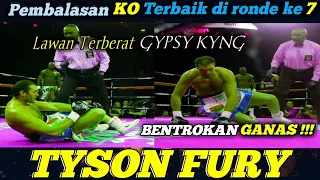 TYSON FURY KO GANAS !! Pembalasan Dendam TYSON FURY jatuh di ronde 2 Pukul KO Ganas di ronde ke 7