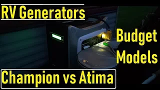 RV Generator Atima AY3000i vs Champion 3400