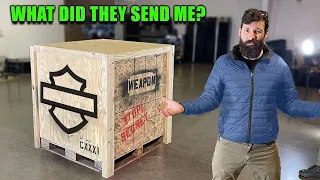 Harley Davidson sent me a secret mystery Box (it’s Huge)