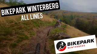 BIKEPARK WINTERBERG 2023 - alle strëcken - all lines - alle lijnen | MTB tour 32