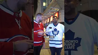 Leafs fan makes wise decision after loss to the Habs 🤣