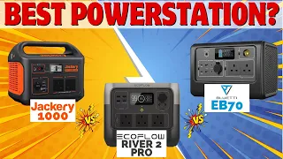 EcoFlow River 2 Pro VS Jackery 1000 VS Bluetti EB70! What's the Best Portable Power Station?