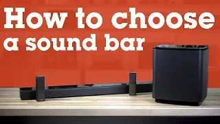 How to choose a sound bar | Crutchfield