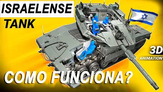 Tank Israelense Merkava | Toda a tecnologia por dentro desse incrivel blindado