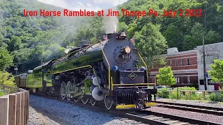 Iron Horse Rambles Reading and Northern 2102 Jim Thorpe Pa. July 2 2022 #IronHorseRambles #RN2102