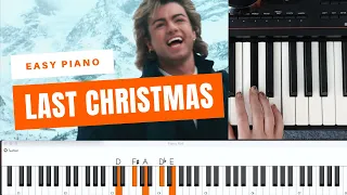 Last Christmas - Easy Piano Tutorial [iconic synth part!]