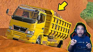 YAKIN BERANI?? TRUK DUMP TRUCK CANTER MELEWATI JALUR LUMPUR? ETS2