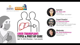 Topic: LIVER TRANSPLANT: TYPES & POST OP CARE | Yashoda Hospitals Hyderabad